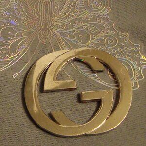 Gucci emblem, silver